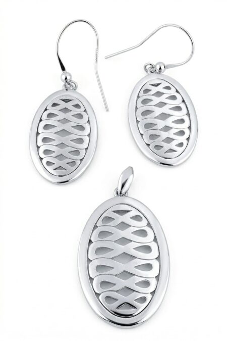 Elegantes Silber-Set