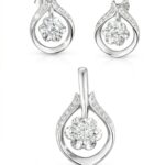 Silber-Set mit Zirkonia