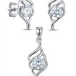 Silber-Set mit Zirkonia