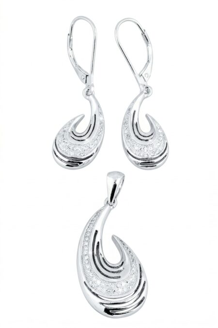 Silber-Set mit Zirkonia