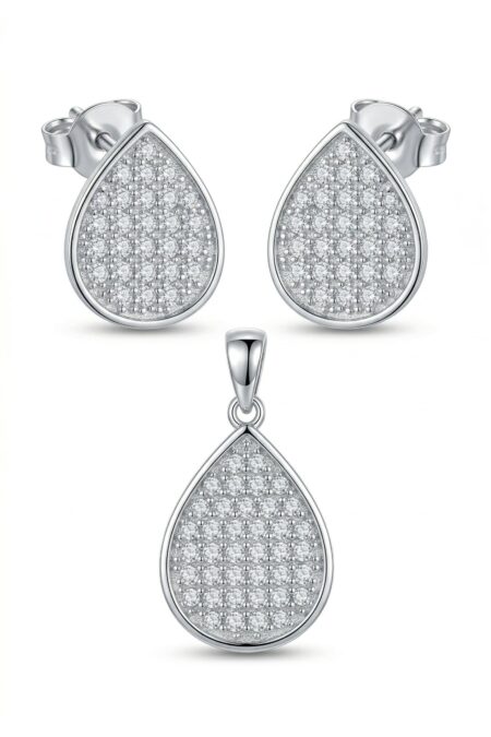 Silber-Set mit Zirkonia