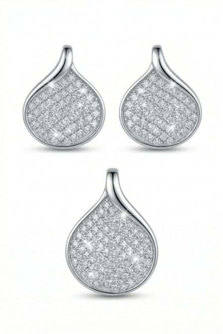 Silber-Set mit Zirkonia