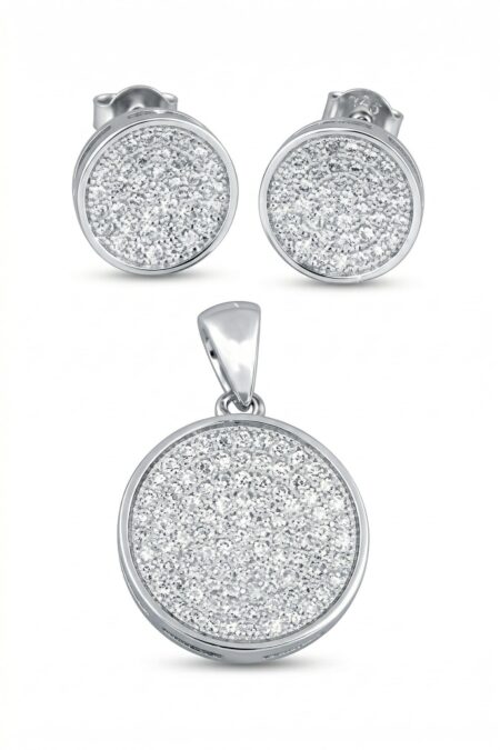 Silber-Set mit Zirkonia