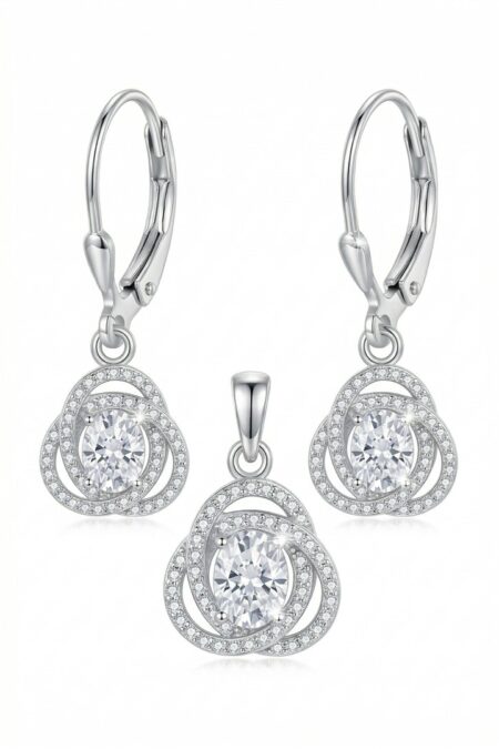 Silber-Set mit Zirkonia