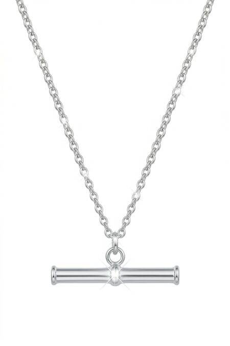 Moderner Silberanhänger