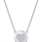 Silberne Halskette Herz mit Zirkonia