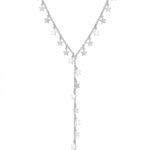 Srebrny naszyjnik z gwiazdkami