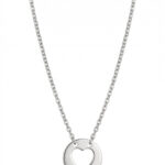 Silberne Herz-Halskette