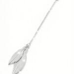 Silberne Feder-Halskette