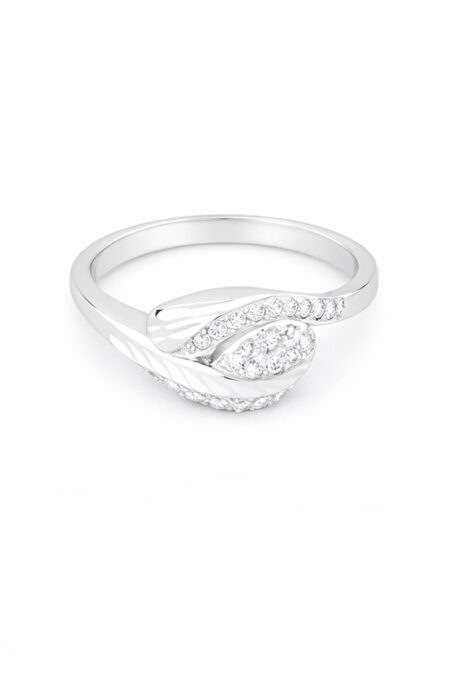 Silberner Ring mit Zirkonia