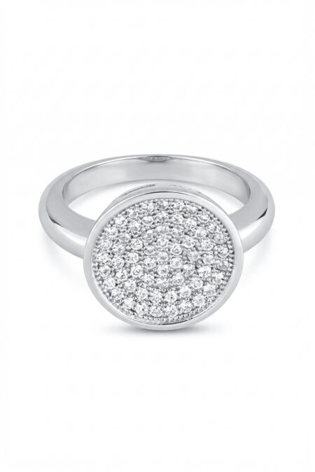 Silberner Ring mit Zirkonia