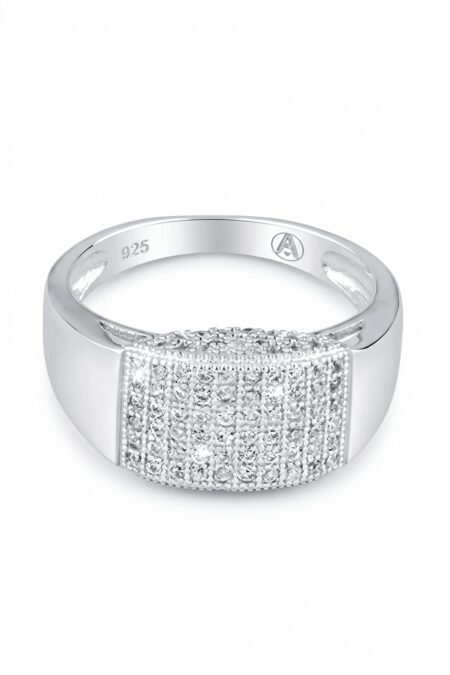 Silberner Ring mit Zirkonia