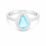 Silberner Ring mit Zirkonia