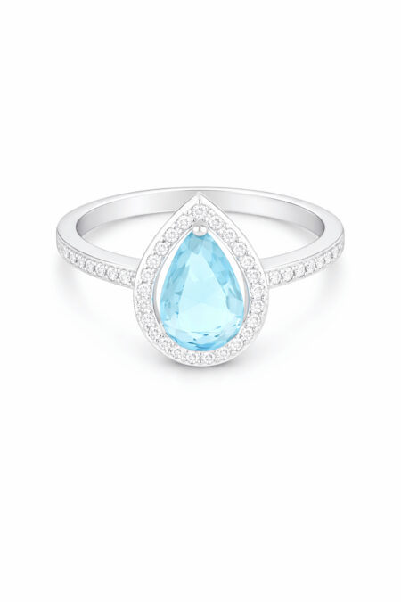 Silberner Ring mit Zirkonia