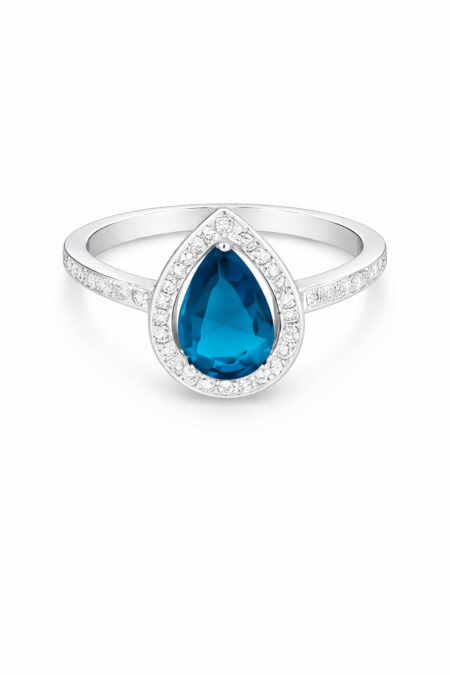 Silberner Ring mit Zirkonia