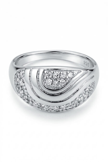 Silberring mit Zirkonia