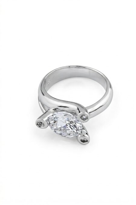 Silberring mit Zirkonia