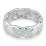 Silberring mit Zirkoniasteinen