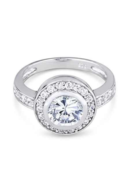 Silberring mit Zirkonia
