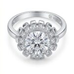 Srebrny pierścionek z cyrkoniami