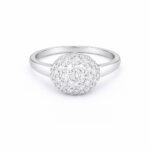 Srebrny pierścionek z cyrkoniami