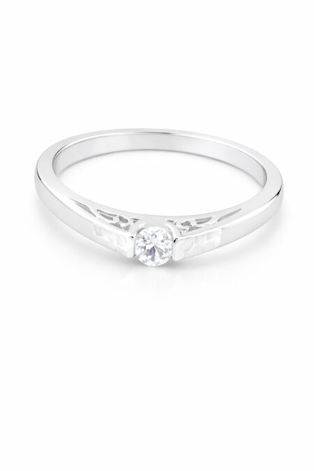 Silberring mit Zirkonia