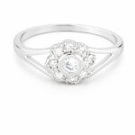 Srebrny pierścionek z cyrkoniami