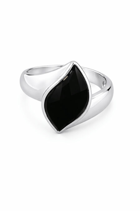 Silberring mit Onyx