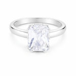 Srebrny pierścionek z cyrkonią