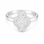 Srebrny pierścionek z cyrkoniami