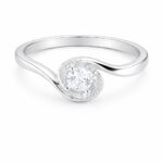 Silberring mit Zirkonia