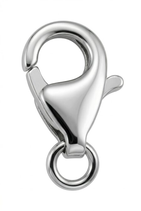 Silberner Karabiner für Armband oder Halskette