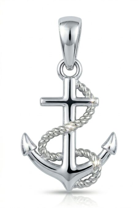 Srebrna zawieszka kotwica
