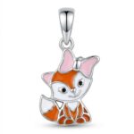 Silberner Fuchs-Anhänger