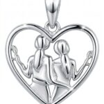 Silberanhänger Freundinnen, Schwestern