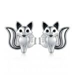 Srebrne kolczyki liski, lis
